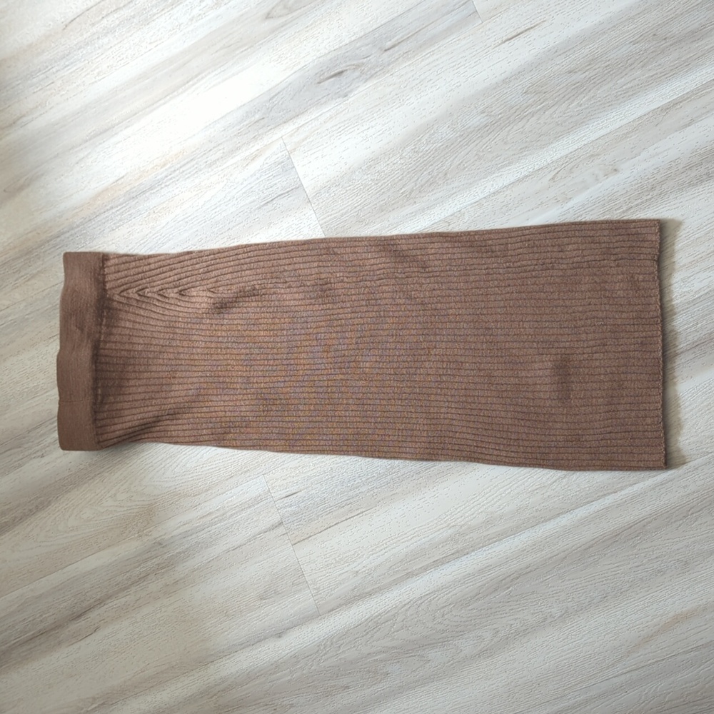 Frank and Oak Merino Wool midi skirt